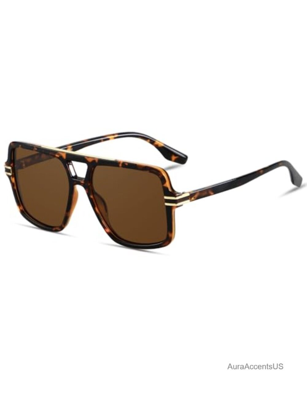 Oversized Square Sunglasses Polarized UV400 Wide Full Frame